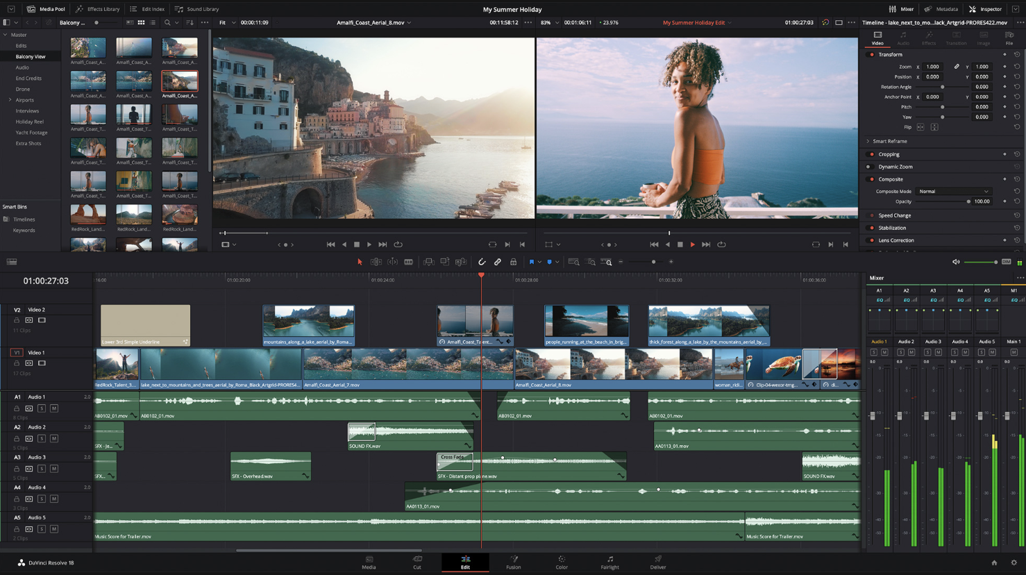 DaVinci Resolve Video Editor